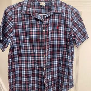 Boys plaid Ralph Lauren s’s button down.